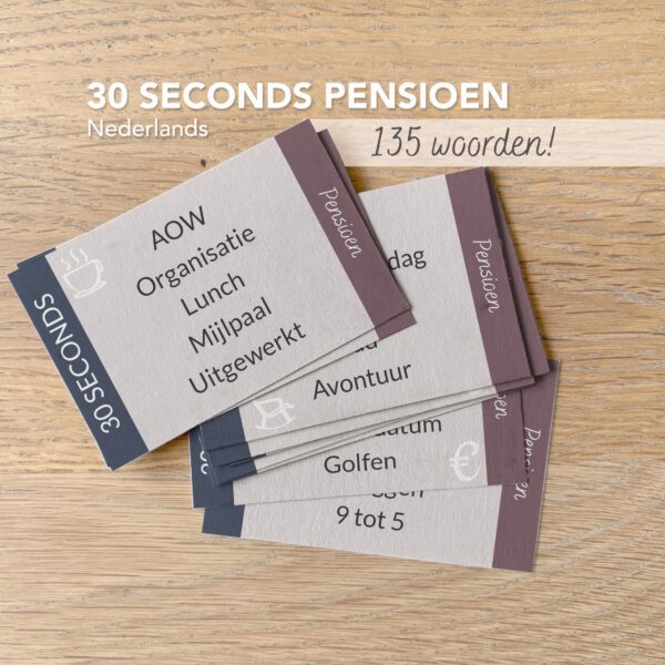 30 seconds Pensioen